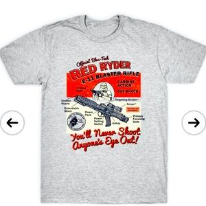 NWT Red Ryder Blaster T-Shirt (A Christmas Story T-Shirt) Men size L